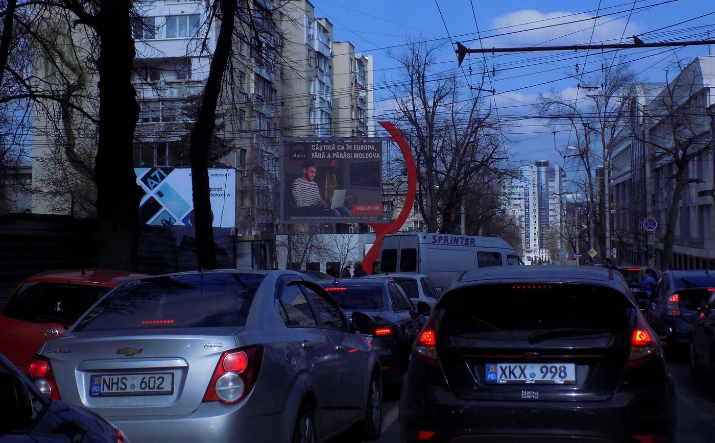 LED publicitar, Chisinau/STR.A.PUSKIN, SUN CITY