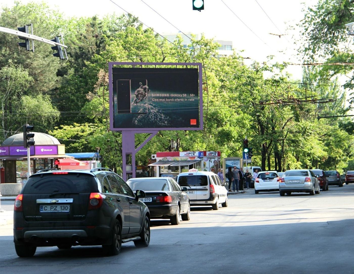 LED publicitar, Chisinau/BD.STEFAN CEL MARE/STR.A.PUSKIN