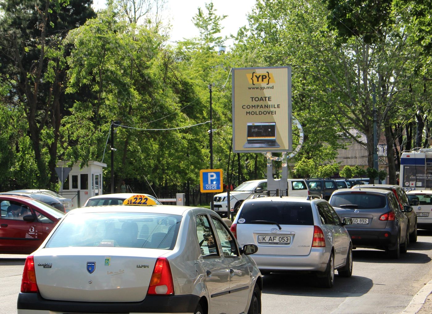 LED publicitar, Chisinau/STR.A.MATEEVICI/USM