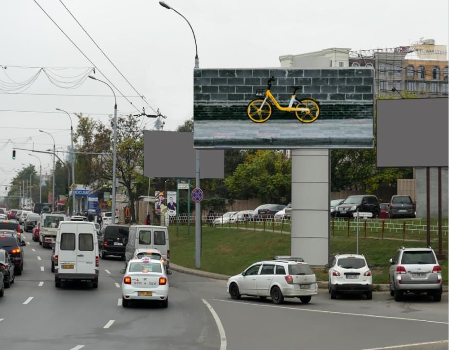 LED publicitar, Chisinau/STR.ISMAIL/STR.GR.URECHE