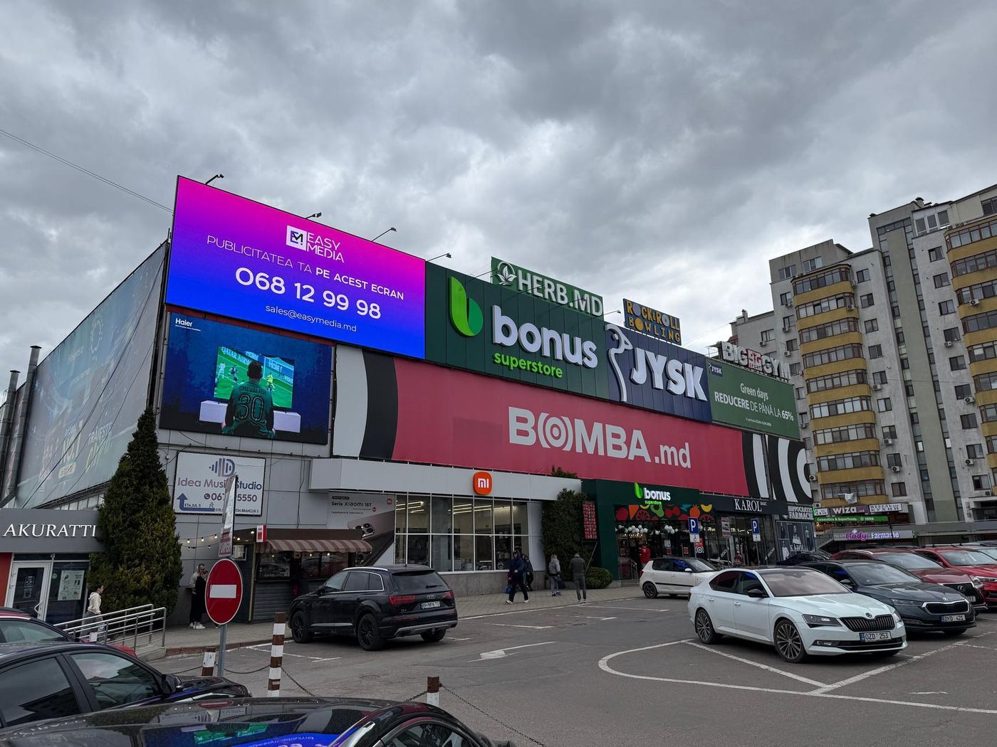 LED publicitar, Chisinau/STR.BRANCUSI 3, BONUS